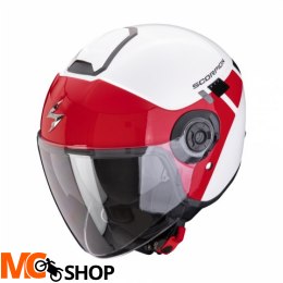 SCORPION KASK OTWARTY EXO-CITY II MALL WHITE-RED