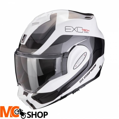 SCORPION KASK SZCZĘKOWY EXO-TECH EV COMMUTA WH-SIL