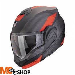 SCORPION KASK SZCZĘKOWY EXO-TECH EVO MAT BK-SIL-RD