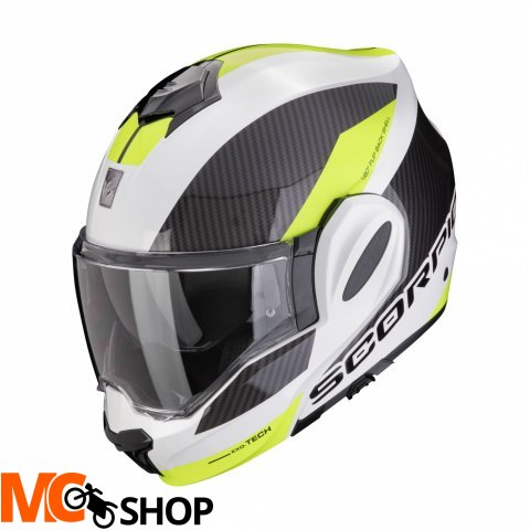 SCORPION KASK SZCZĘKOWY EXO-TECH EVO TEAM WH-N YEL