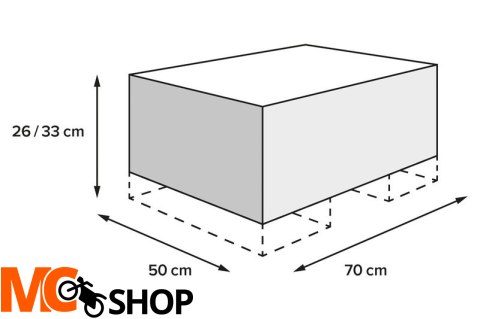 SW-MOTECH TORBA TYLNA CARGOBAG BLACK/ANTHRACIT 50