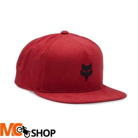 FOX CZAPKA Z DASZKIEM HEAD SNAPBACK FLAME RED