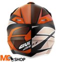 GIVI KASK CROSS 60.1 INVERT CZARNY/BIAŁY/POMA MAT