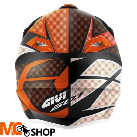 GIVI KASK CROSS 60.1 INVERT CZARNY/BIAŁY/POMA MAT