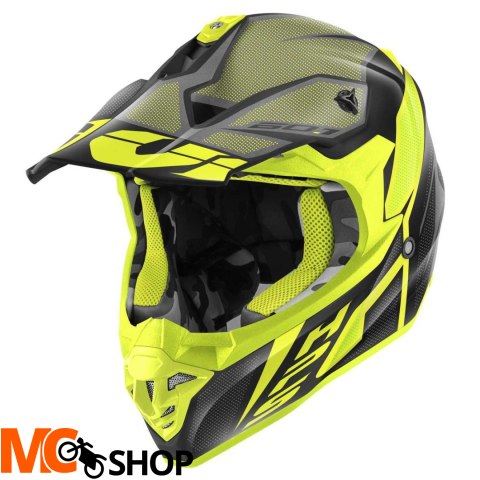 GIVI KASK CROSS 60.1 INVERT CZARNY/TYTAN/ ŻÓŁT MAT