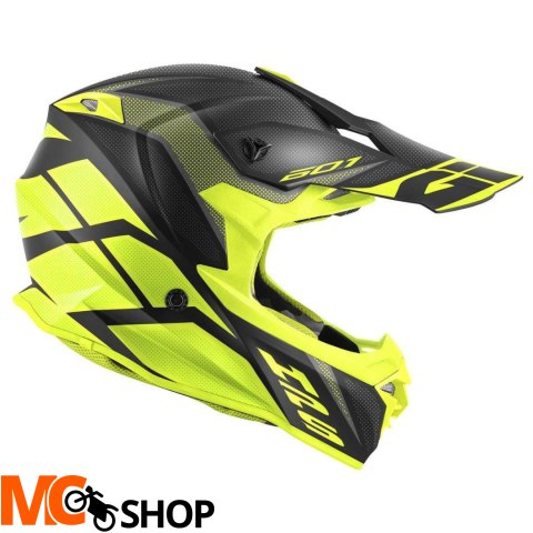 GIVI KASK CROSS 60.1 INVERT CZARNY/TYTAN/ ŻÓŁT MAT