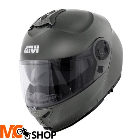 GIVI KASK SZCZĘKOWY X.21 EVO BASIC BLEN SZARY MAT