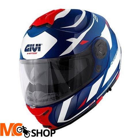 GIVI KASK SZCZĘKOWY X.21 EVO NUMBER NIEBIESKI GRA