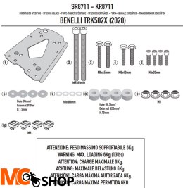 GIVI STELAŻ KUFRA CENTRALNEGO MONOLOCK BENELLI TRK