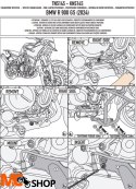 KAPPA GMOLE OSŁONY SILNIKA BMW F 900 GS '24 CZARNE