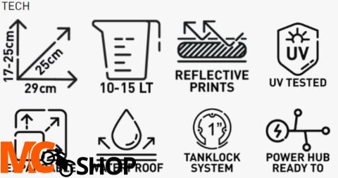 KAPPA TANKBAG NA ZBIORNIK DO MOCOWANIA TANKLOCK