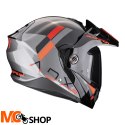 SCORPION KASK SZCZĘKOWY ADX-2 GALANE SILVER-BL-RED