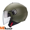 CABERG KASK JET Z BLENDĄ RIVIERA V4X ZIELONY MAT