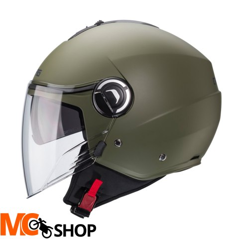 CABERG KASK JET Z BLENDĄ RIVIERA V4X ZIELONY MAT