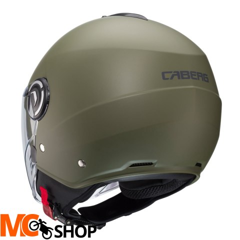 CABERG KASK JET Z BLENDĄ RIVIERA V4X ZIELONY MAT