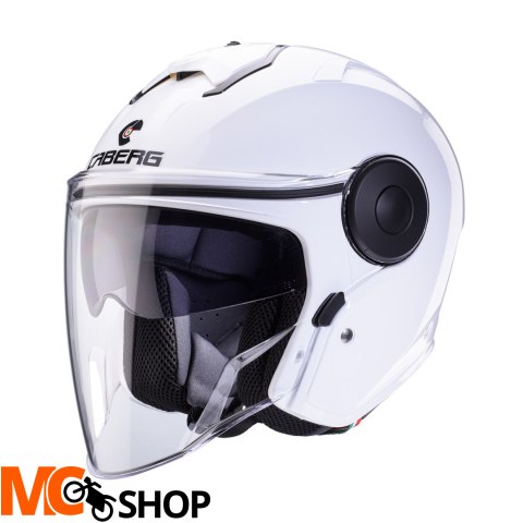 CABERG KASK JET Z BLENDĄ SOHO KOLOR BIAŁY POŁYSK