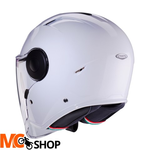 CABERG KASK JET Z BLENDĄ SOHO KOLOR BIAŁY POŁYSK