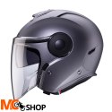 CABERG KASK JET Z BLENDĄ SOHO SZARY MAT - GUNMETAL