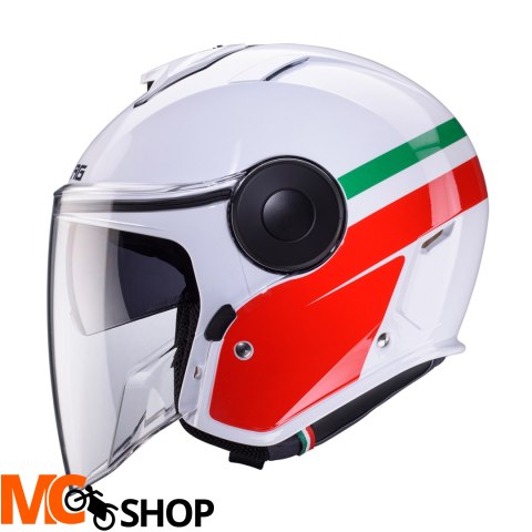 CABERG KASK JET Z BLENDĄ SOHO ZEPHYR BIAŁY/ZI/CZE