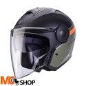 CABERG KASK JET Z BLENDĄ SOHO ZEPHYR CZARN/ZIE/POM