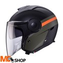 CABERG KASK JET Z BLENDĄ SOHO ZEPHYR CZARN/ZIE/POM