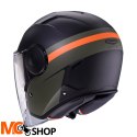 CABERG KASK JET Z BLENDĄ SOHO ZEPHYR CZARN/ZIE/POM