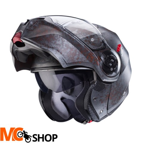 CABERG KASK SZCZĘKOWY FLIP-UP DUKE EVO RUSTY SZ/RD