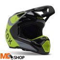 FOX KASK OFF-ROAD JUNIOR V1 LEAN GREY/YELLOW