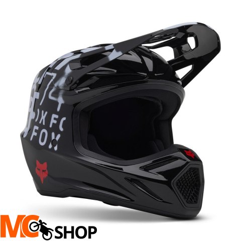 FOX KASK OFF-ROAD V3 SEVENTY4 BLACK