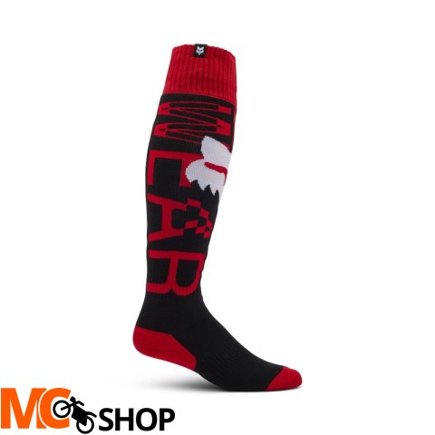 FOX SKARPETY JUNIOR 180 RACE SPEC SOCKFLUORESC RED