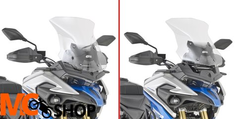 GIVI SZYBA PRZEZROCZYSTA 47 x 44 cm (H x W) VOGE