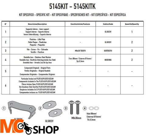 KAPPA KIT MO KLO5145-KLOS5145 BMW F 900 GS '24 5