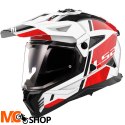 LS2 KASK ADVENT MX702 PIONEER II HILL WHITE RED