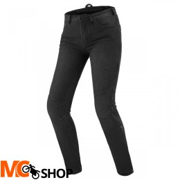 SHIMA JEANSY MOTOCYKLOWE METRO LADY PNT BLACK