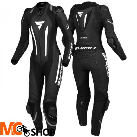 SHIMA KOMBINEZON SKÓRZANY DAMSKI MIURA RS BLACK/WH