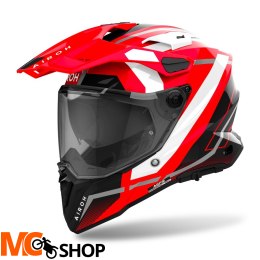 AIROH KASK DUALE COMMANDER 2 MAVICK RED GLOSS