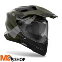 AIROH KASK DUALE COMMANDER 2 MILITARY GREEN MATT