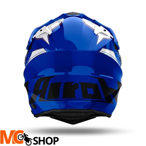 AIROH KASK DUALE COMMANDER 2 REVEAL BLUE GLOSS