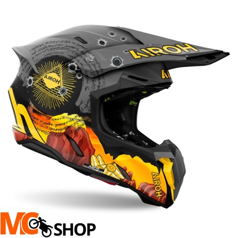 AIROH KASK OFF-ROAD TWIST 3 ADVENTURE MATT