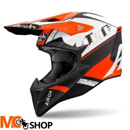 AIROH KASK OFF-ROAD WRAAAP FEEL ORANGE MATT