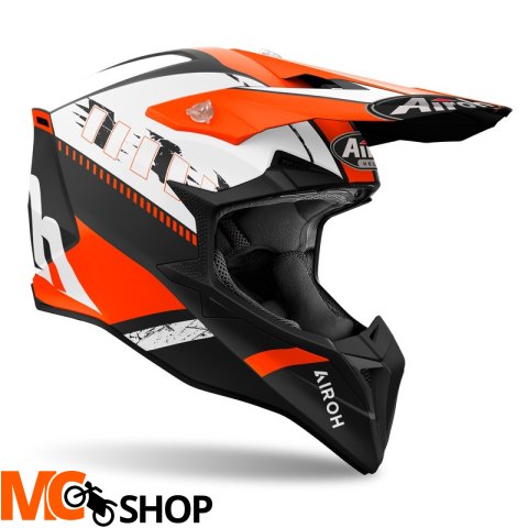 AIROH KASK OFF-ROAD WRAAAP FEEL ORANGE MATT