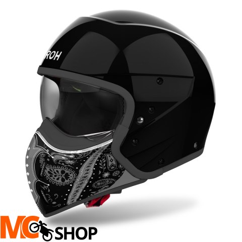 AIROH KASK SYSTEMOWY J110 PAESLY BLACK GLOSS