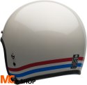 BELL KASK OTWARTY C 500 ECE6 STRIPES PEARL WH R BL