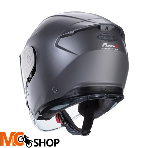 CABERG KASK JET FLYON II MATT GREY SZARY MAT