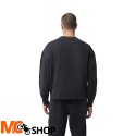 FOX BLUZA WORDMARK OVERSIZED FLEECE CREW BLACK