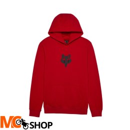 FOX BLUZA Z KAPTUREM FOX HEAD FLEECE PO FLAME RED