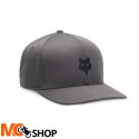 FOX CZAPKA Z DASZKIEM HEAD TECH FLEXFIT STEEL GREY