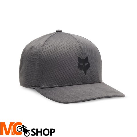 FOX CZAPKA Z DASZKIEM HEAD TECH FLEXFIT STEEL GREY