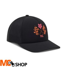 FOX CZAPKA Z DASZKIEM LADY RACE SPEC TRUCKER BLACK