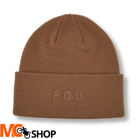 FOX CZAPKA ZIMOWA WORDMARK BEANIE WALNUT OS